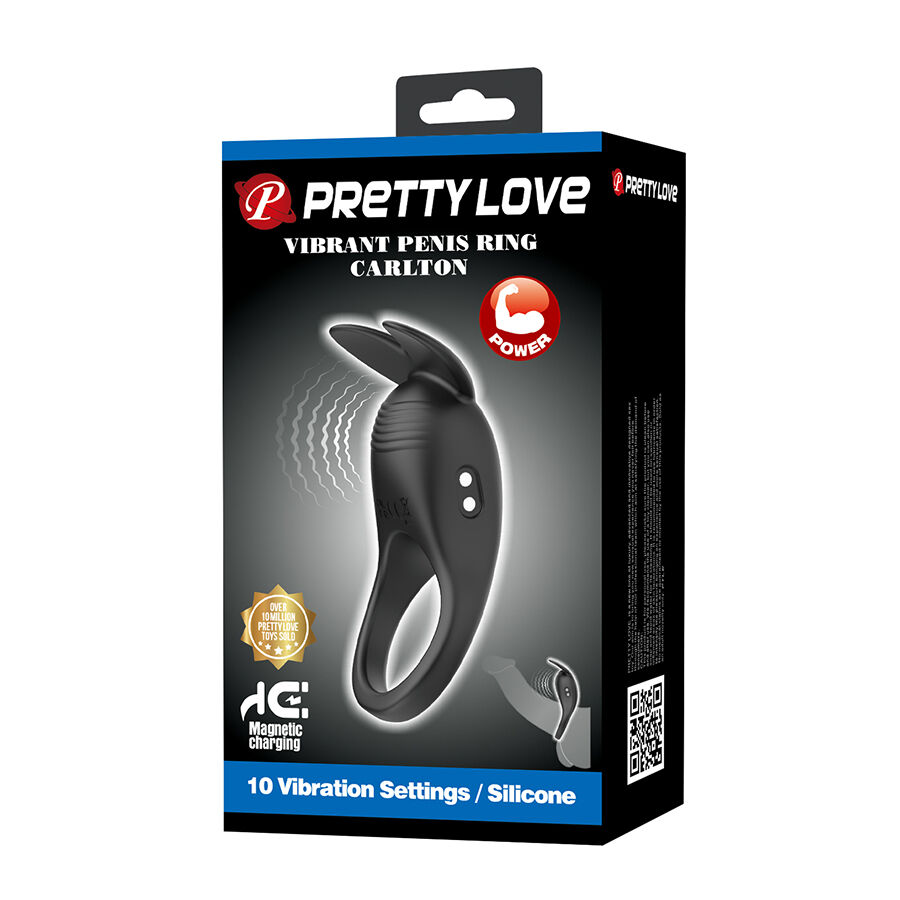FOR HIM – Pretty Love - Carlton Anel Peniano Com Estimulador Clitórico - Image 9