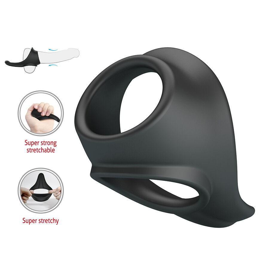 CRAZY BULL – Zadok Anel Ergonômico Com Estimulador Perineal - Image 3
