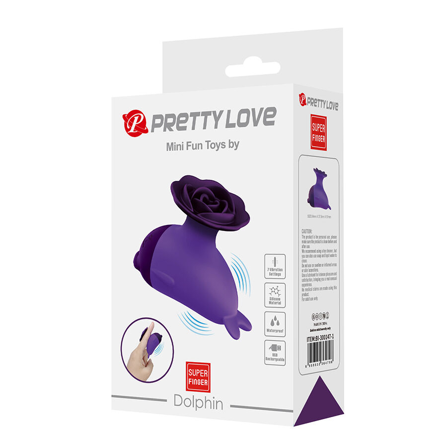 FUN TOYS – Pretty Love - Dolphin Mini Vibrador Com Clip - Image 9