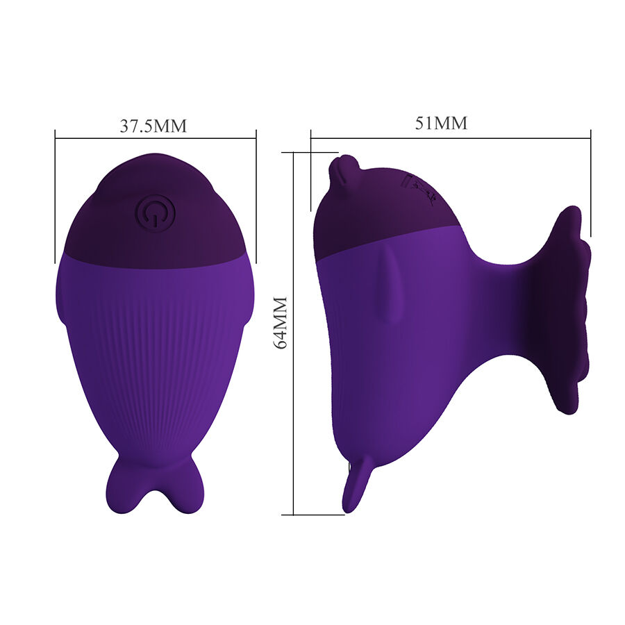 FUN TOYS – Pretty Love - Dolphin Mini Vibrador Com Clip - Image 8