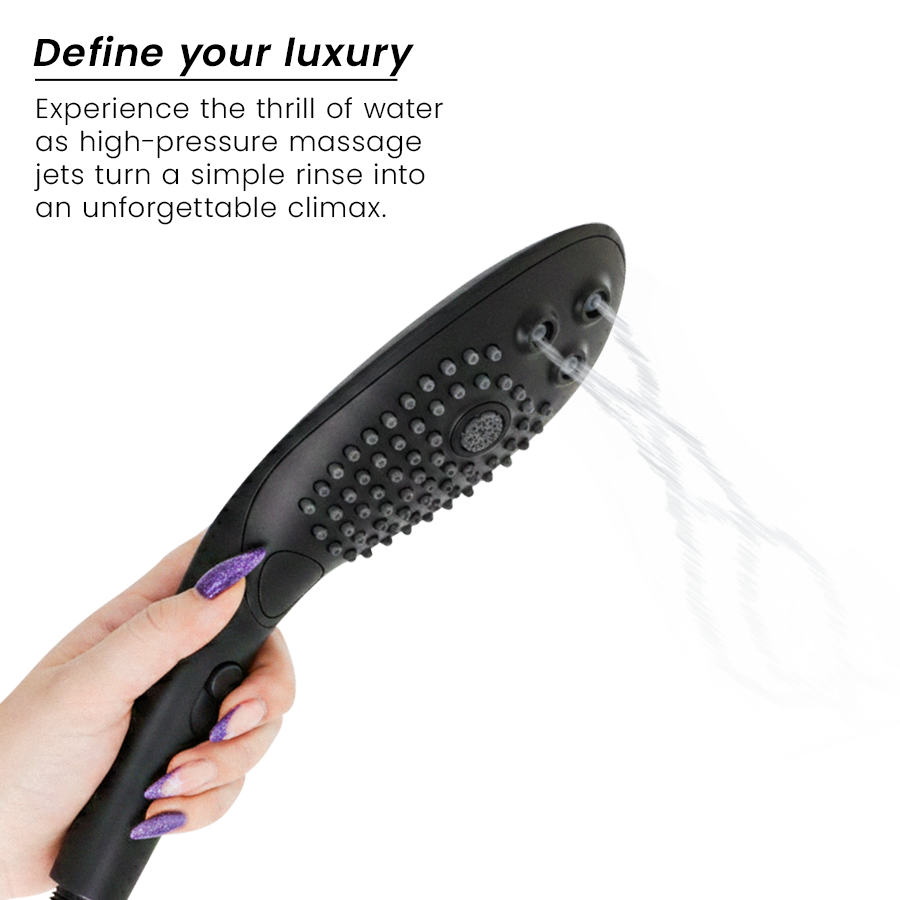 WOMANIZER – Chuveiro Estimulante Clitorial Wave Preto - Image 3