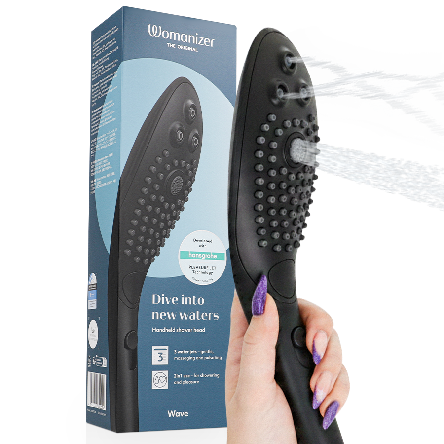 WOMANIZER – Chuveiro Estimulante Clitorial Wave Preto