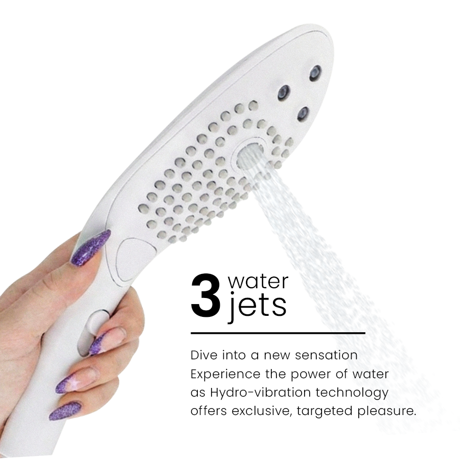 WOMANIZER – Chuveiro Estimulante Clitorial Wave Branco - Image 5
