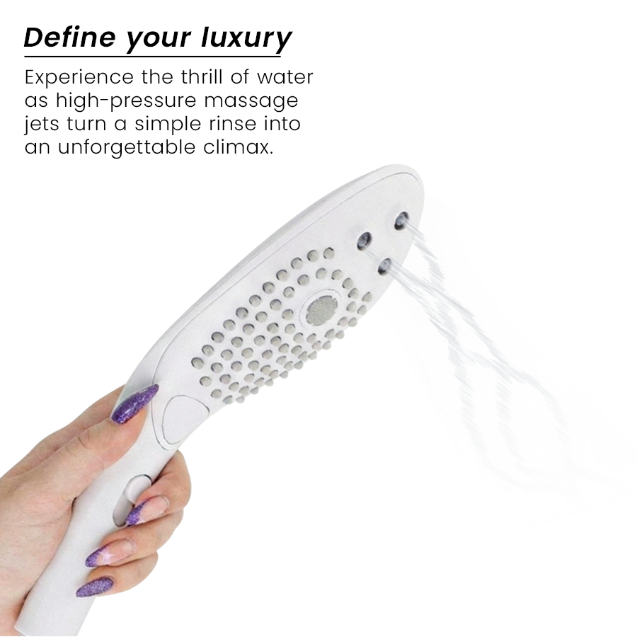 WOMANIZER – Chuveiro Estimulante Clitorial Wave Branco - Image 3