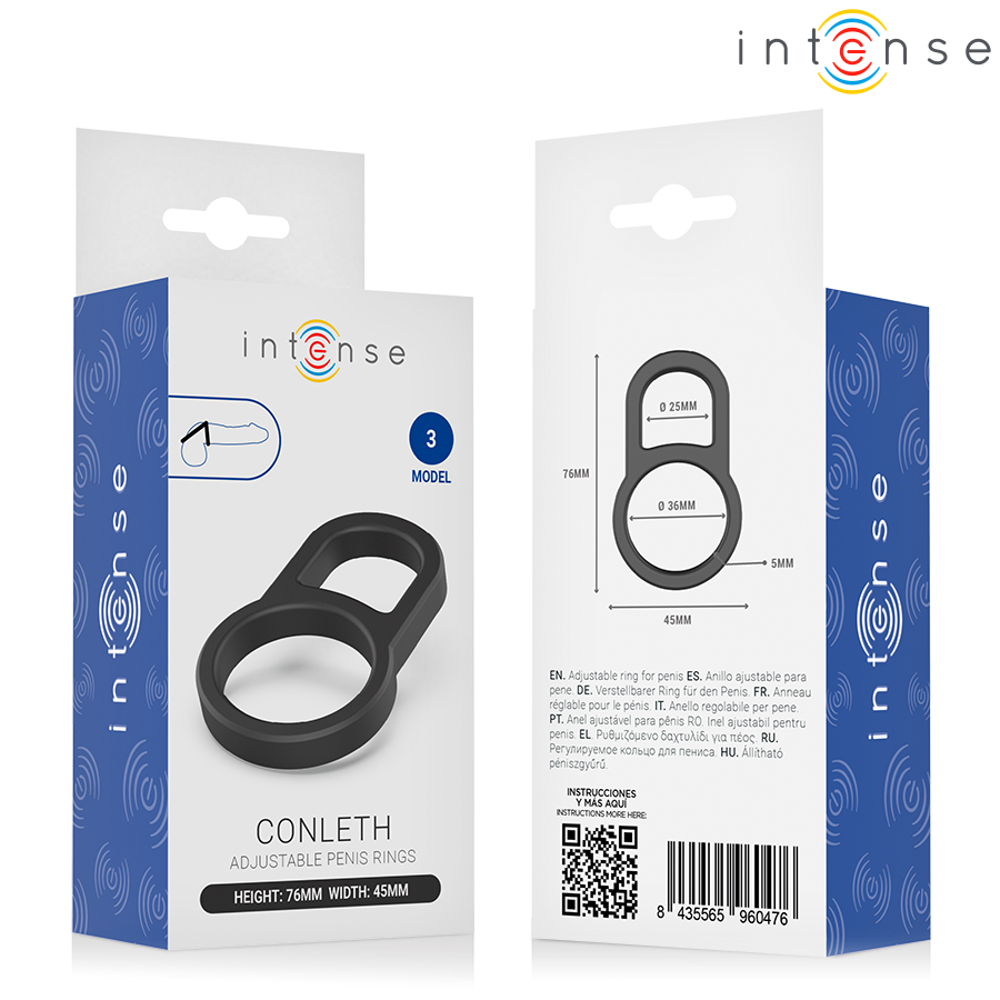 INTENSE FOR HIM – Intense - Conleth Anel Peniano Duplo Ajustável Modelo 3 - Image 5