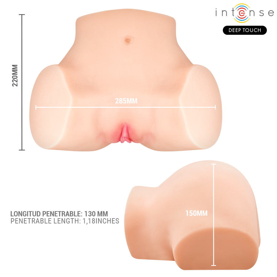 INTENSE BODIES & MASTURBATORS – Intense Deep Touch - Masturbador Vaginal Nicole Com Efeitos De Sucção, Calor, Vibração E Voz, Com Controle Remoto, 5.3 Kg - Image 6