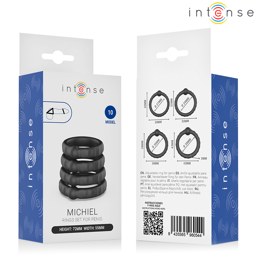 INTENSE FOR HIM – Intense - Michiel Conjunto De 4 Anéis Penianos Modelo 10 - Image 6