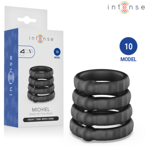 INTENSE FOR HIM – Intense - Michiel Conjunto De 4 Anéis Penianos Modelo 10