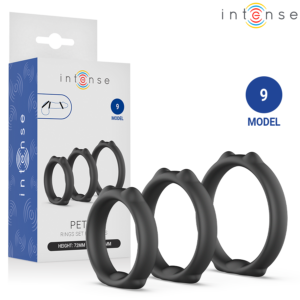 INTENSE FOR HIM – Intense - Peter Conjunto De 3 Anéis Penianos Modelo 9