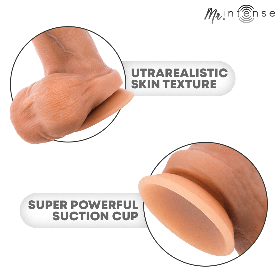MR INTENSE - Bruce S Dildo de Silicone com Testículos 17,8 cm - Ø 4 cm - Image 6