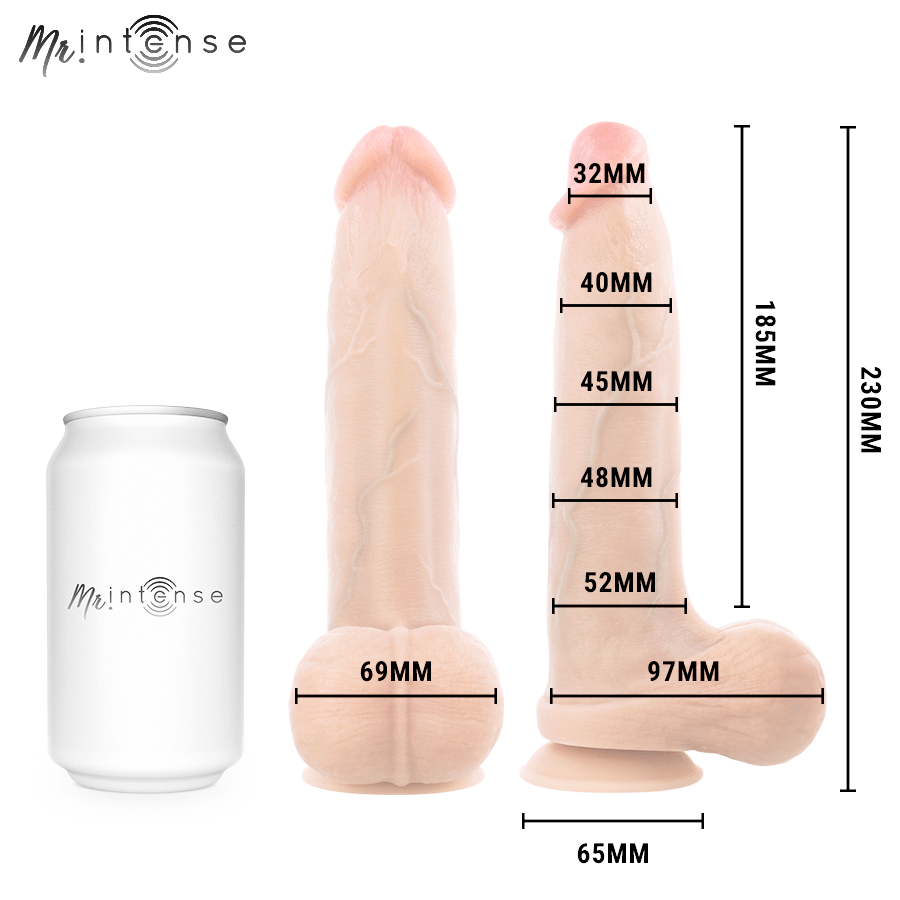 MR INTENSE - Bruce L Dildo de Silicone 23 cm - Ø 5,2 cm - Image 5