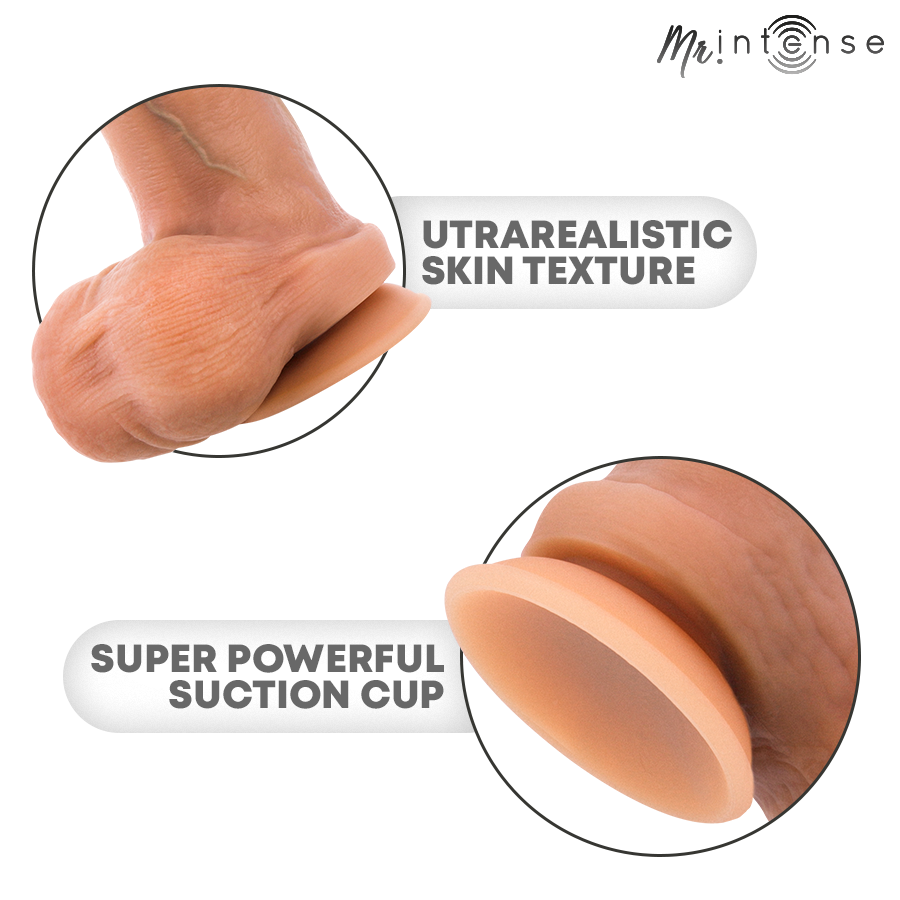 MR Intense - Bruce XL Dildo de Silicone com Testículos 25,5 cm - Ø 5,5 cm - Image 7