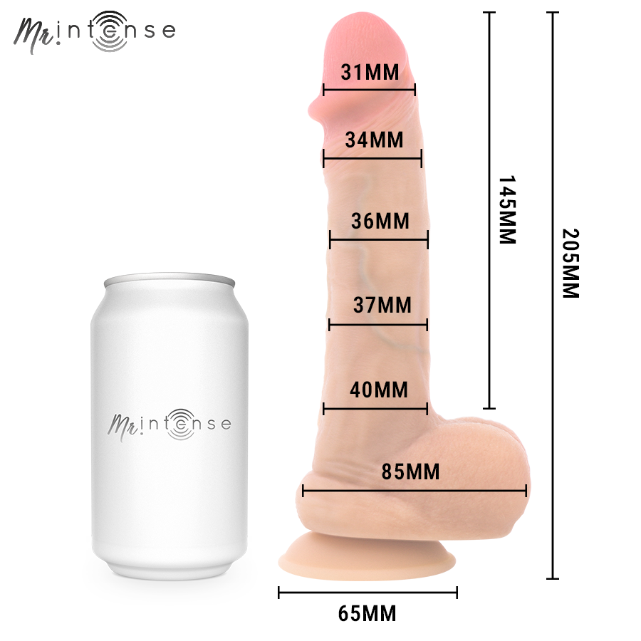 MR. INTENSE DILDOS – Mr Intense - Danny, Dildo Ejaculante De Silicone, 20,5 Cm - Ø - 4 Cm - Image 4