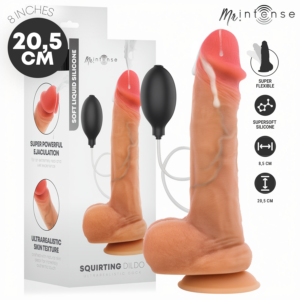 MR. INTENSE DILDOS – Mr Intense - Danny, Dildo Ejaculante De Silicone, 20,5 Cm - Ø - 4 Cm