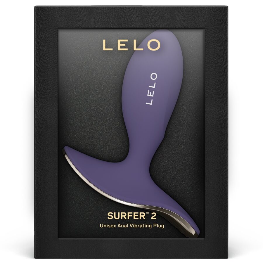 LELO – Surfer 2 Plug Vibratório Anal Unissex Roxo Cibernético - Image 3