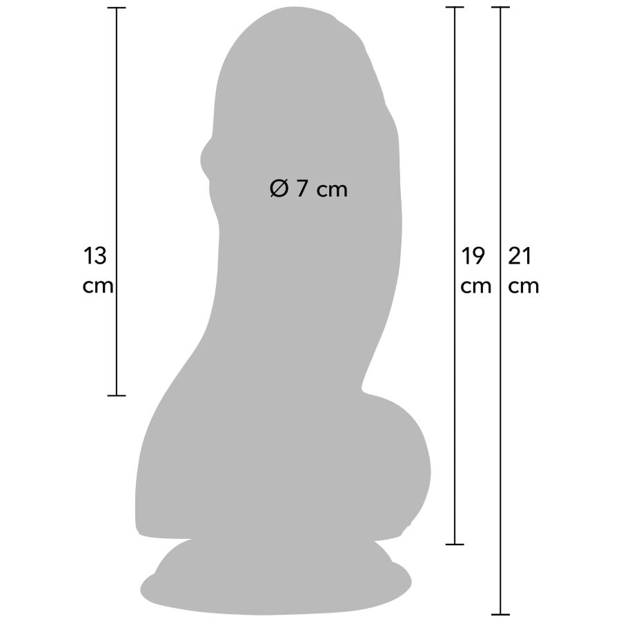 HIDDEN DESIRE – Inferno Dildo Fat Boys 19 Cm - Image 3