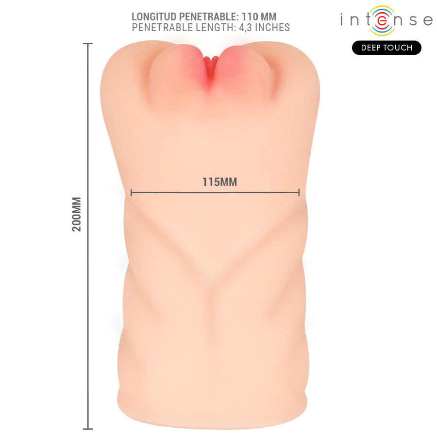 INTENSE BODIES & MASTURBATORS – Intense Deep Touch - Masturbador Vaginal Krista Com Sucção, Vibração E Efeitos Sonoros - 1,2 Kg - Image 5