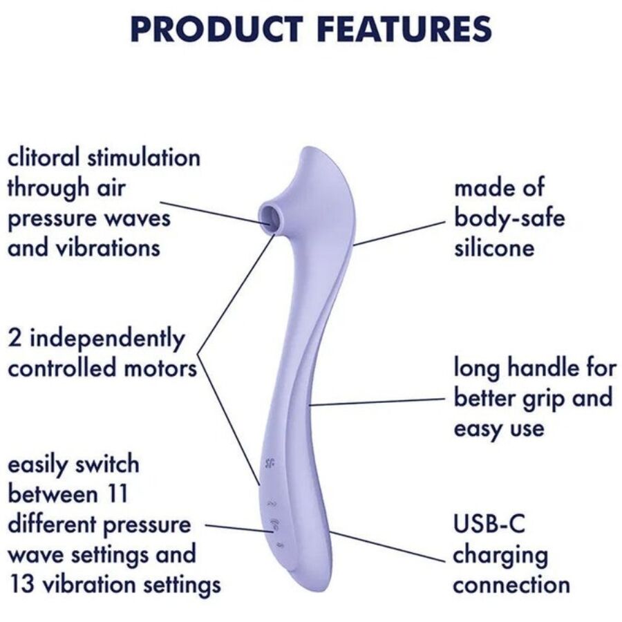 SATISFYER AIR PULSE – Satisfyer - Easy Lover Vibrador & Estimulador Air Pulse - Image 4