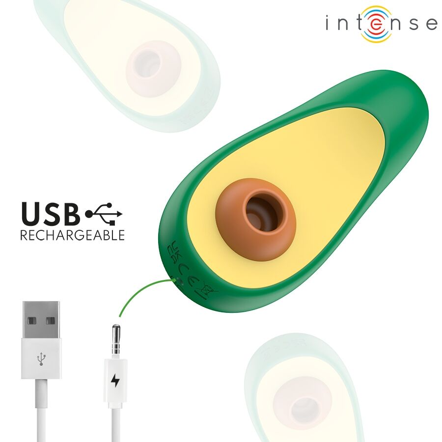 INTENSE FUN TOYS – Intense - Waki Abacate Estimulador De Sucção Clitorial - Image 8