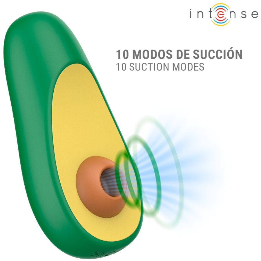 INTENSE FUN TOYS – Intense - Waki Abacate Estimulador De Sucção Clitorial - Image 5