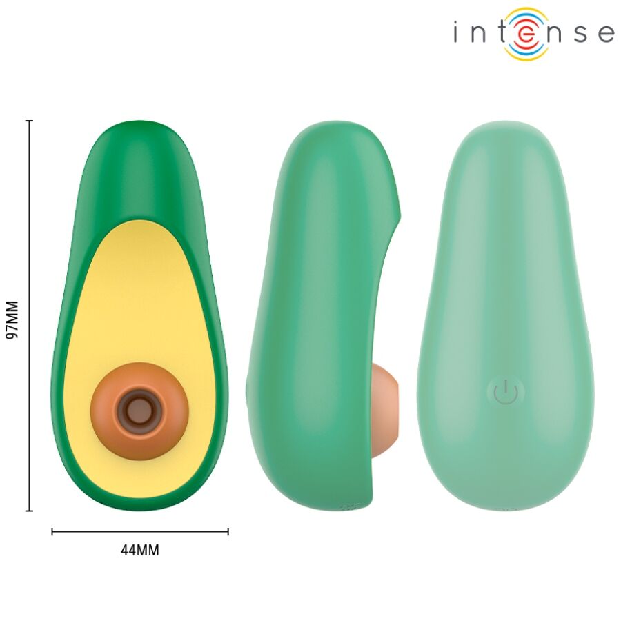 INTENSE FUN TOYS – Intense - Waki Abacate Estimulador De Sucção Clitorial - Image 7