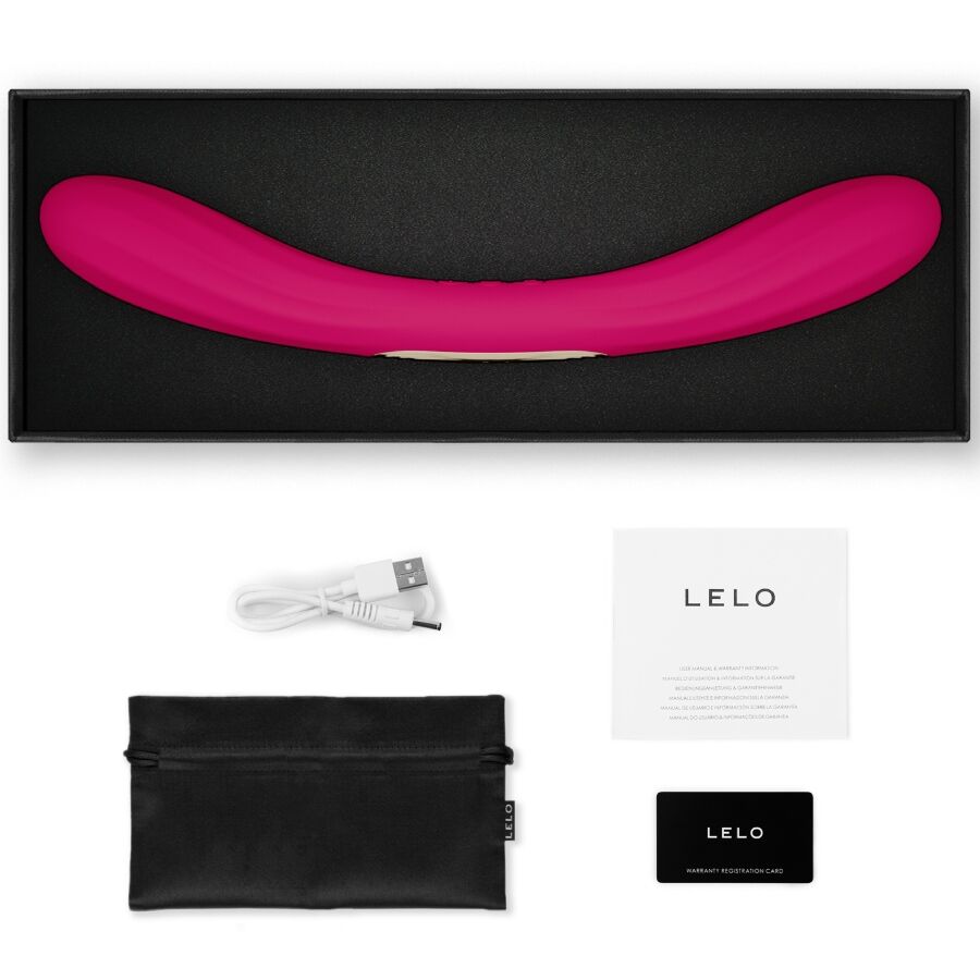 LELO – Boomerang Vibrador De Ponta Dupla Cereja - Image 3