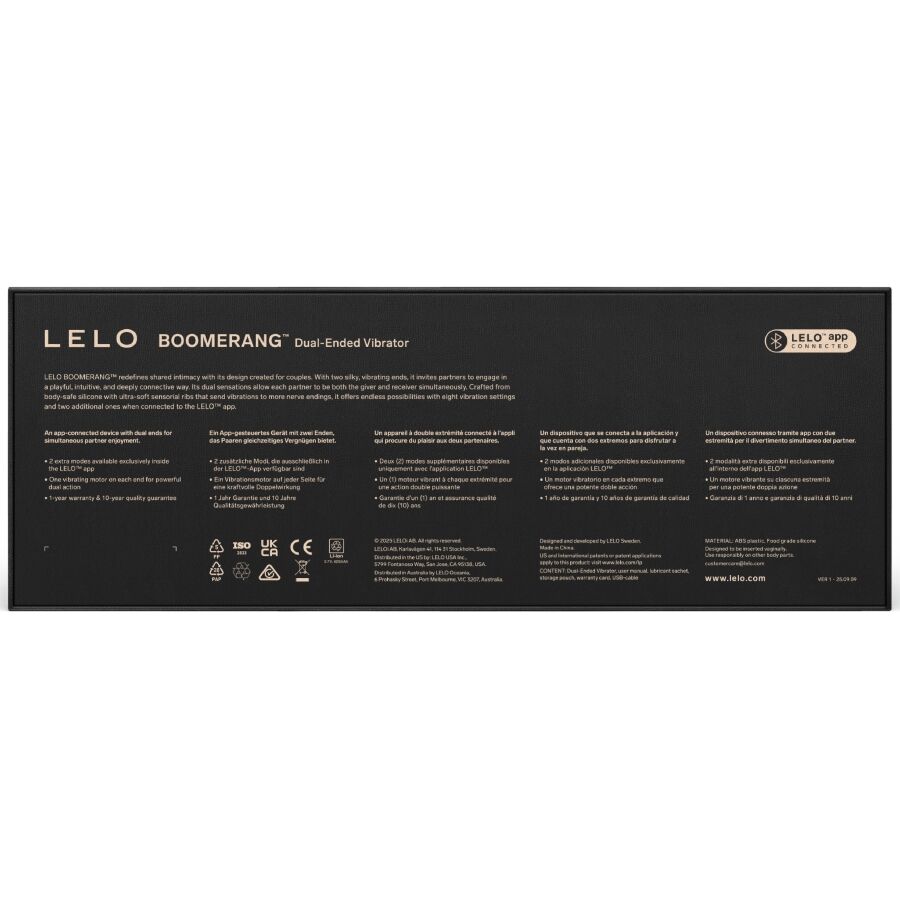 LELO – Boomerang Vibrador De Duas Pontas Roxo - Image 5