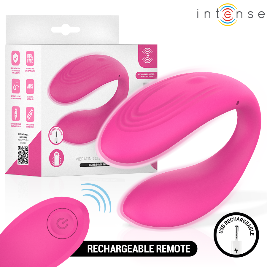 INTENSE REMOTE CONTROL – Intense - Nora Estimulador De Clipe Vibratório Rosa - Image 2