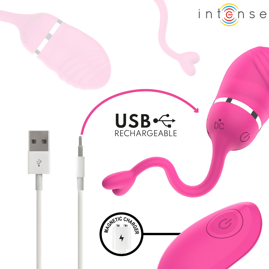 INTENSE REMOTE CONTROL – Intense - Sookie Ovo Vibratório Com Controle Remoto Rosa - Image 8