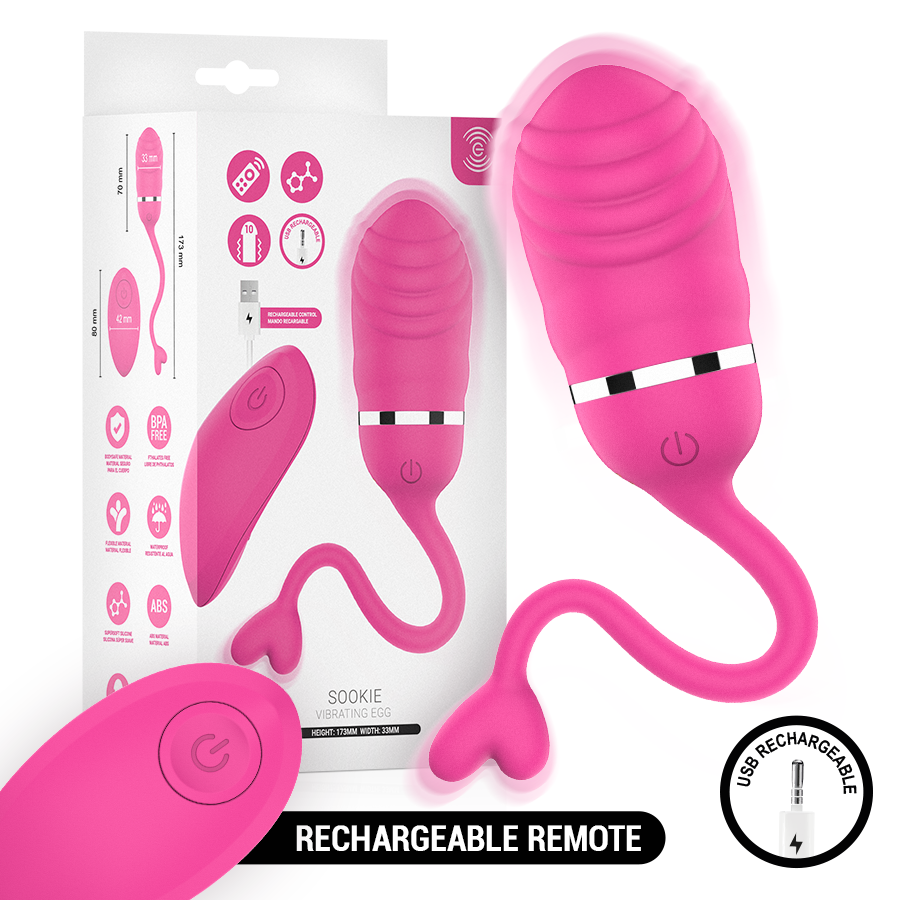INTENSE REMOTE CONTROL – Intense - Sookie Ovo Vibratório Com Controle Remoto Rosa - Image 2