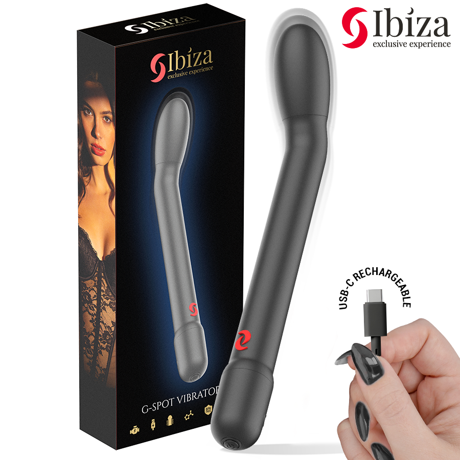 IBIZA TECHNOLOGY – Ibiza - Vibrador De Ponto G Preto Com Vibração