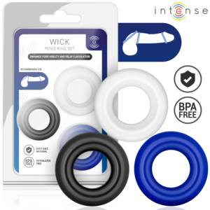 INTENSE FOR HIM – Intense - Conjunto De 3 Anéis Penianos Em Cores Variadas