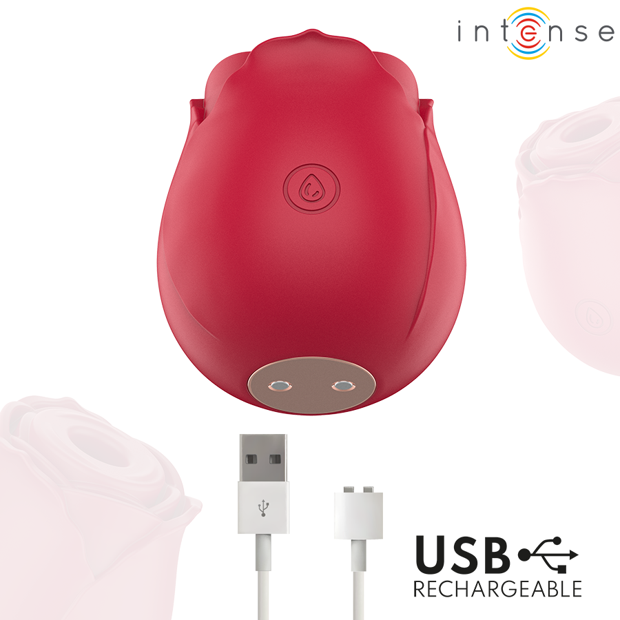 INTENSE HIGH TECH – Intense - Camellia Sucção Clitorial Rose By Waves Bordeaux - Image 5