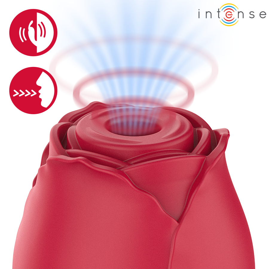 INTENSE HIGH TECH – Intense - Camellia Sucção Clitorial Rose By Waves Bordeaux - Image 2