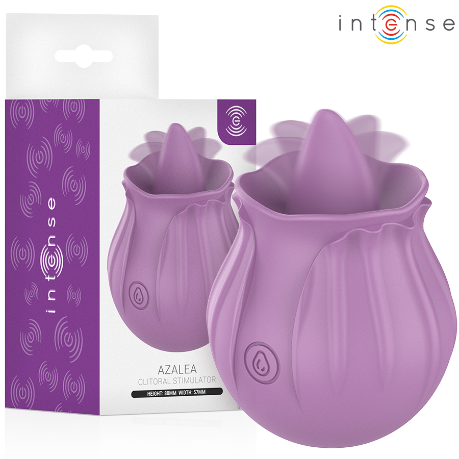 INTENSE HIGH TECH – Intense - Azalea Estimulante Clitóris Flor 10 Vibrações Roxo