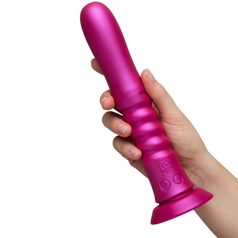 ROMP – Jiggle Vibrador Com Movimentos Para Cima E Para Baixo Com Ventosa Rosa - Image 3