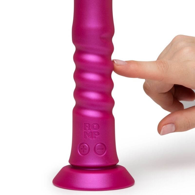 ROMP – Jiggle Vibrador Com Movimentos Para Cima E Para Baixo Com Ventosa Rosa - Image 5