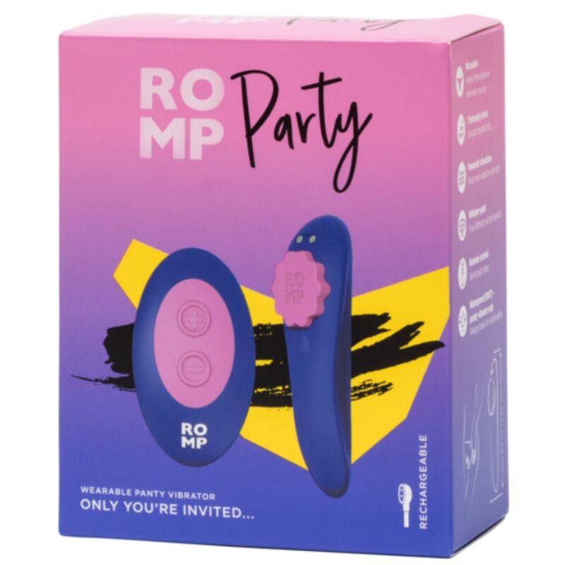 ROMP – Calcinha De Silicone Vibratória Magnética Para Festas Com Controle Remoto - Image 9