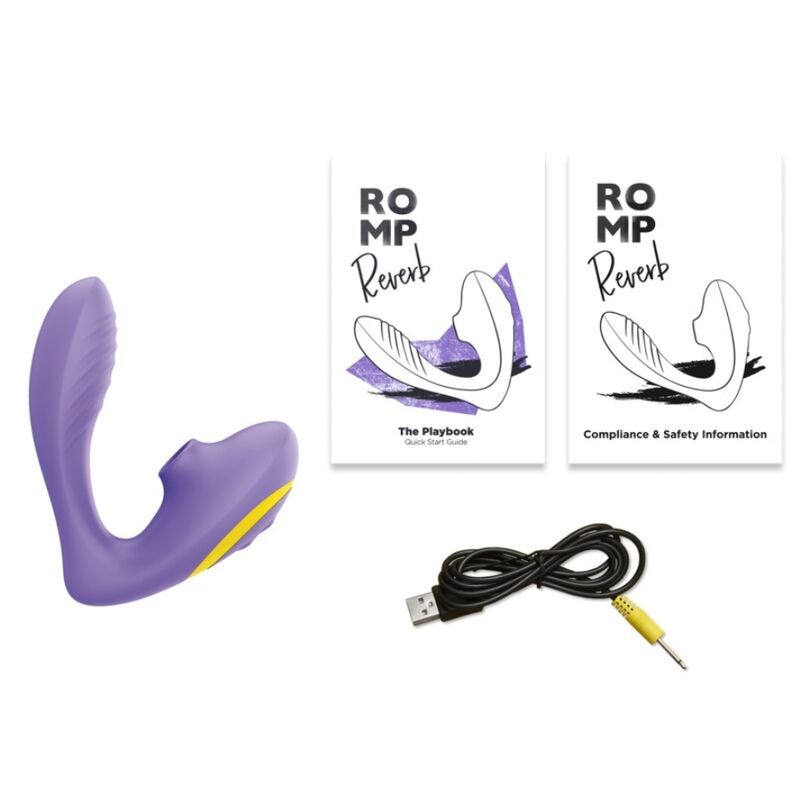 ROMP – Reverb Estimulador De Ponto G E Dispositivo De Sucção Clitorial Reverb Roxo - Image 8