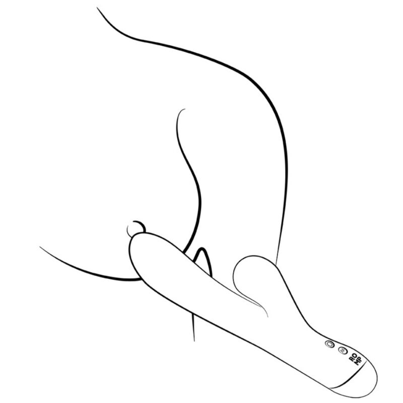 ROMP – Pulse Rabbit Vibrador Duplo Para Ponto G Azul Elétrico - Image 7