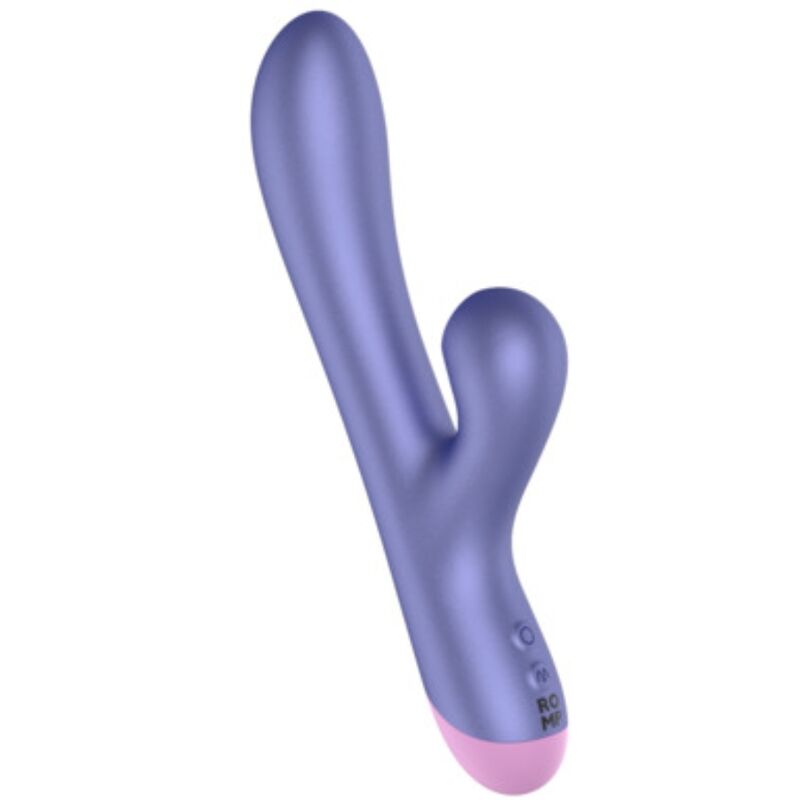 ROMP – Pulse Rabbit Vibrador Duplo Para Ponto G Azul Elétrico - Image 4