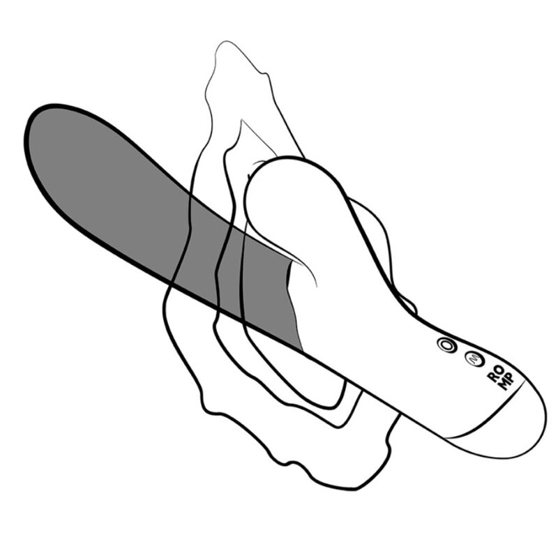 ROMP – Pulse Rabbit Vibrador Duplo Para Ponto G Azul Elétrico - Image 10