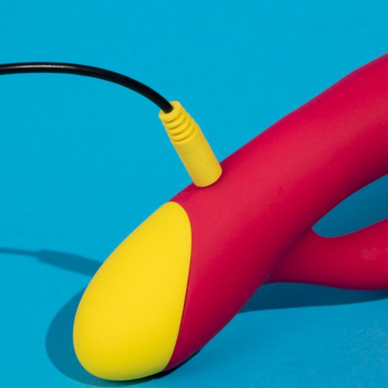 ROMP – Jazz Vibrador Coelho Recarregável Vermelho - Image 4