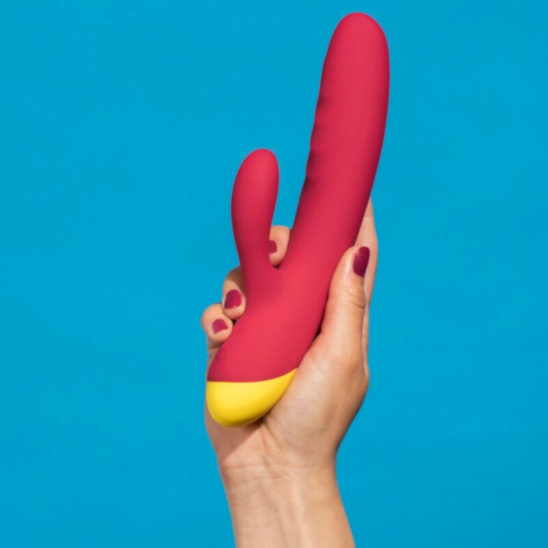 ROMP – Jazz Vibrador Coelho Recarregável Vermelho - Image 9