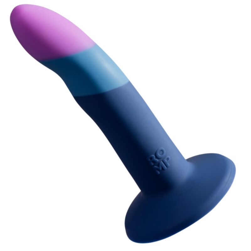 ROMP – Piccolo Dildo De Silicone Com Ventosa Tricolorida 14 Cm - Image 2