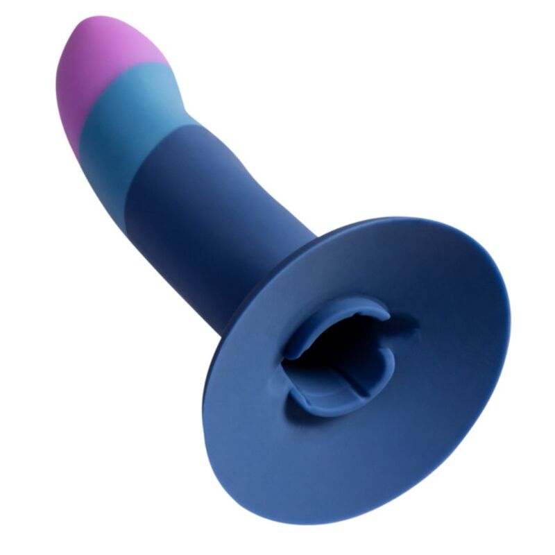 ROMP – Piccolo Dildo De Silicone Com Ventosa Tricolorida 14 Cm - Image 3
