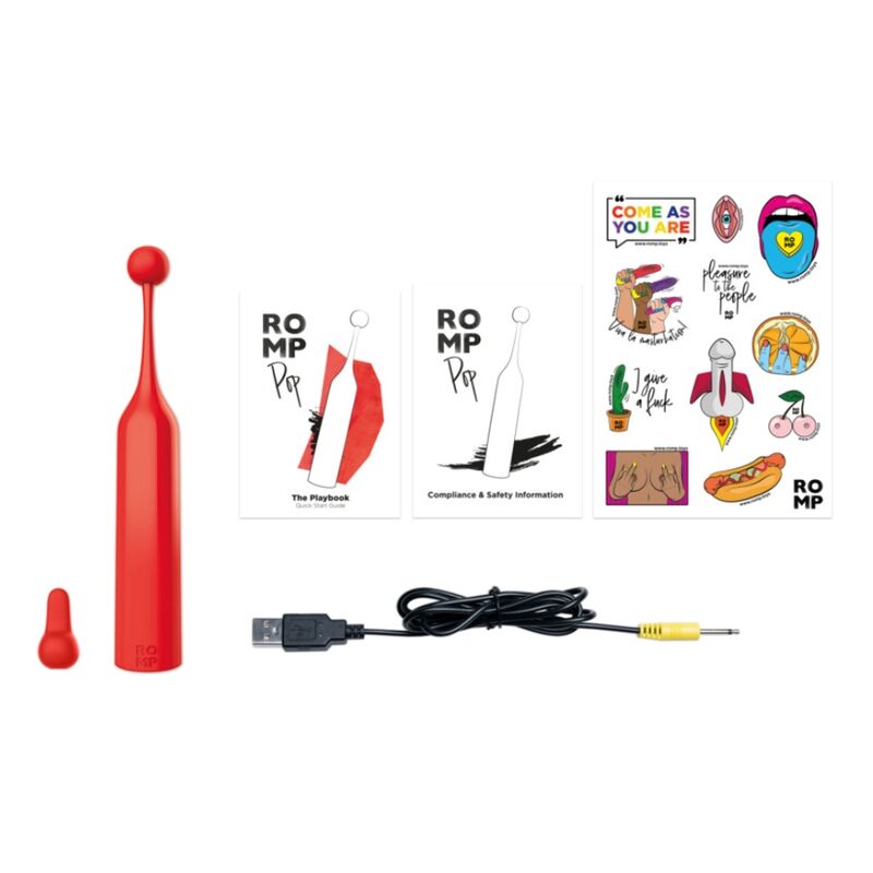 ROMP – Pop Estimulador Clitorial De Alta Frequência Vermelho - Image 13