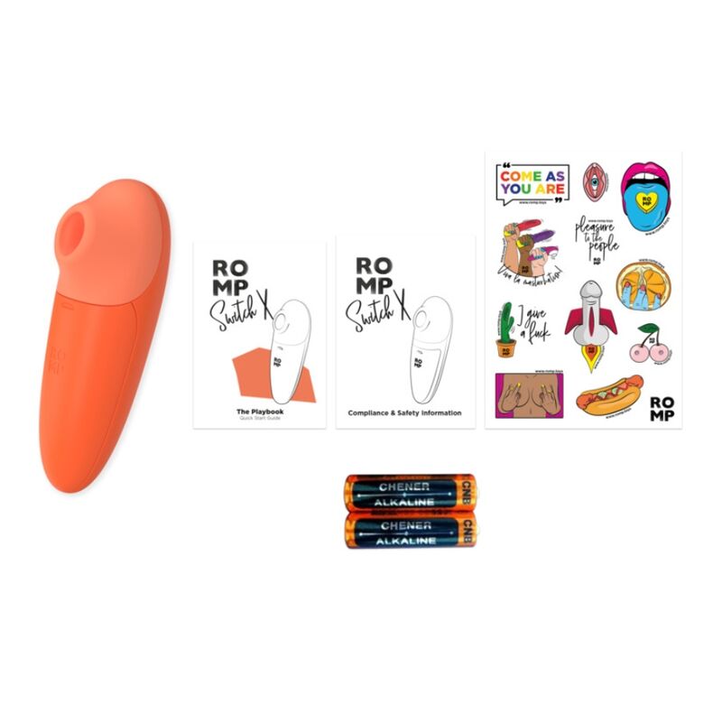 ROMP – Switch X Estimulador Clitorial 6 Níveis Laranja - Image 12