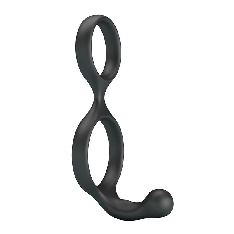 CRAZY BULL – Anel Duplo Florian Para Pênis E Testículos Preto - Image 4