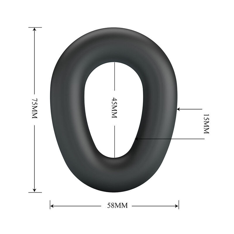 CRAZY BULL – Anel Peniano De Silicone Super Macio Vesper Preto - Image 6
